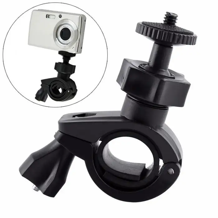 Excellent Universal Bicycle Mount Camera Holder Handlebar Clip Bracket Compatible GoPro Hero 4 Xiaoyi JT-Drop Ship 3 Excellent Universal Bicycle Mount Camera Holder Handlebar Clip Bracket Compatible GoPro Hero 4 Xiaoyi JT-Drop Ship 3