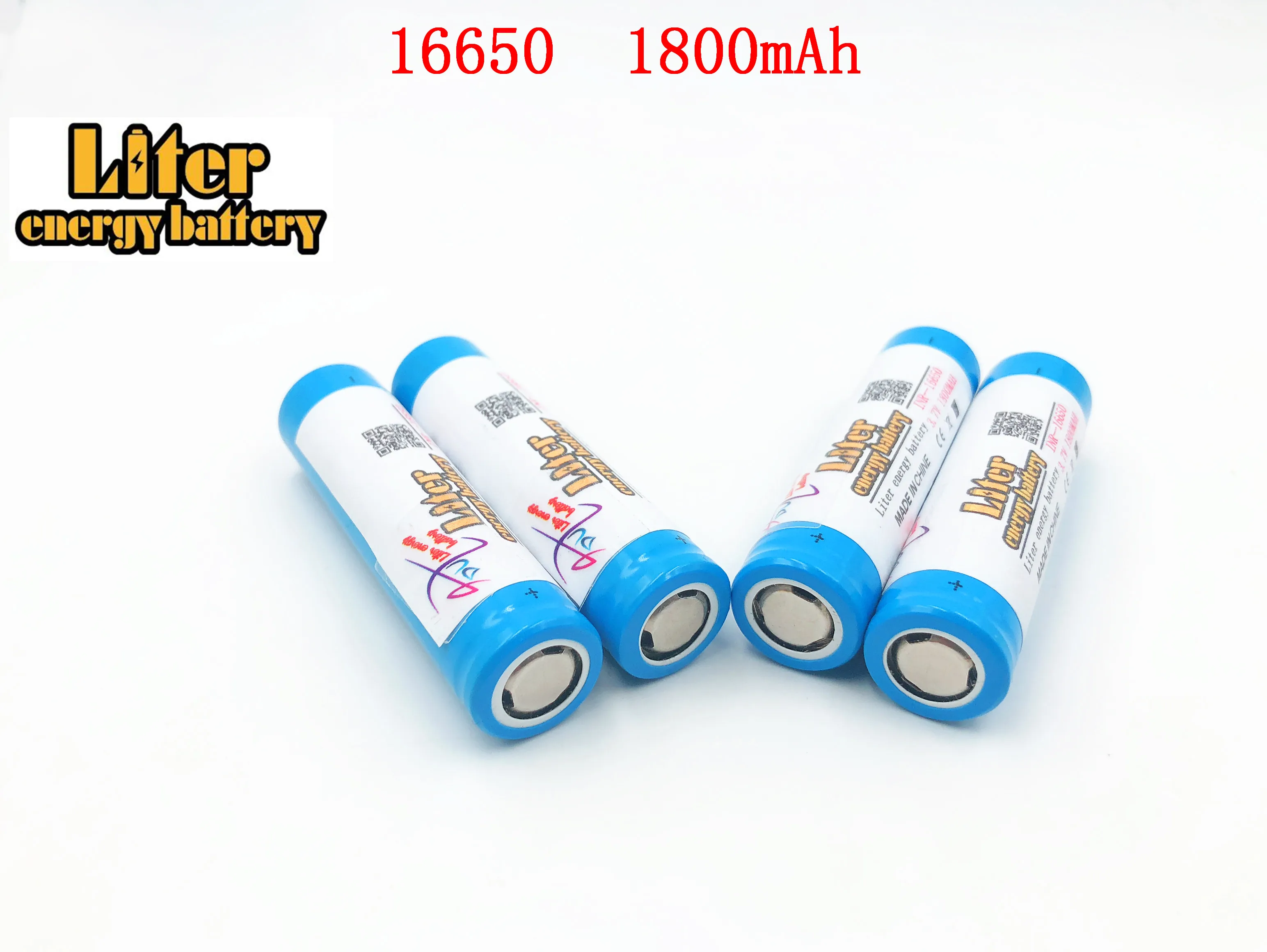 Bateria litro de energia 16650 mah 1800