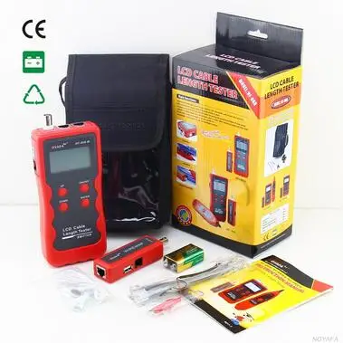

Free shipping, NOYAFA NF-868A multifunction network tester lan tester check for RJ11,RJ45 ,BNC ,USB cables continuity.
