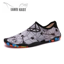 Летняя водонепроницаемая обувь для мужчин и женщин; акваобувь; дышащие быстросохнущие пляжные кроссовки для плавания; Мужская обувь для морской йоги