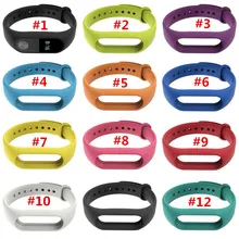 50 шт. для Xiaomi mi Band 2 Браслет ремешок mi band 2 цветной силиконовый ремешок Браслет замена Смарт-браслет аксессуары