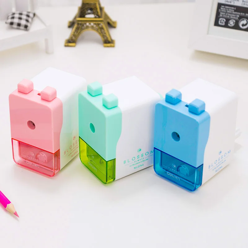 

Creative Stationery Cute Kawaii Hand Crank Pencil Sharpener Cartoon Lovely Pencil Sharpener For Student Gift School Supplies