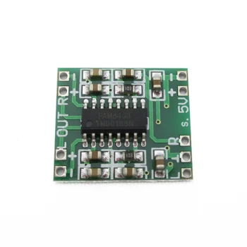 

2x3W Dual Channel Mini Digital Power Amplifier Board PAM8403 For Arduino Class D Stereo Audio Amplifier Module 5V Power