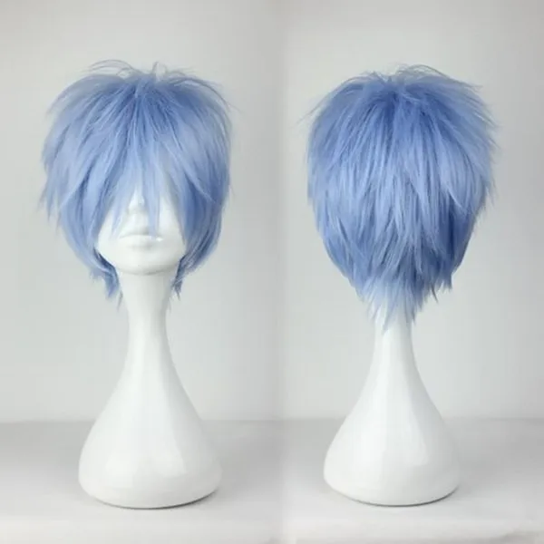 Party Wig Cosplay Wig Hair 32cm//12.6/" for Kuroko/'s Basketball-Kuroko Tetsuya