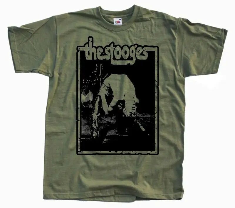 

Iggy and the Stooges IGGY POP T shirt Military mens punk rocksizes S-5XL