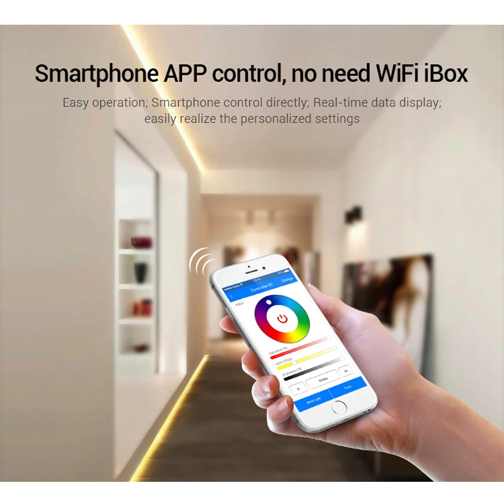 Mi светильник YL5 2,4G 15A 5 в 1 WiFi Amazon Alexa Voice wi fi светодиодный контроллер для одного цвета CCT RGB RGBW RGB+ CCT светодиодный светильник