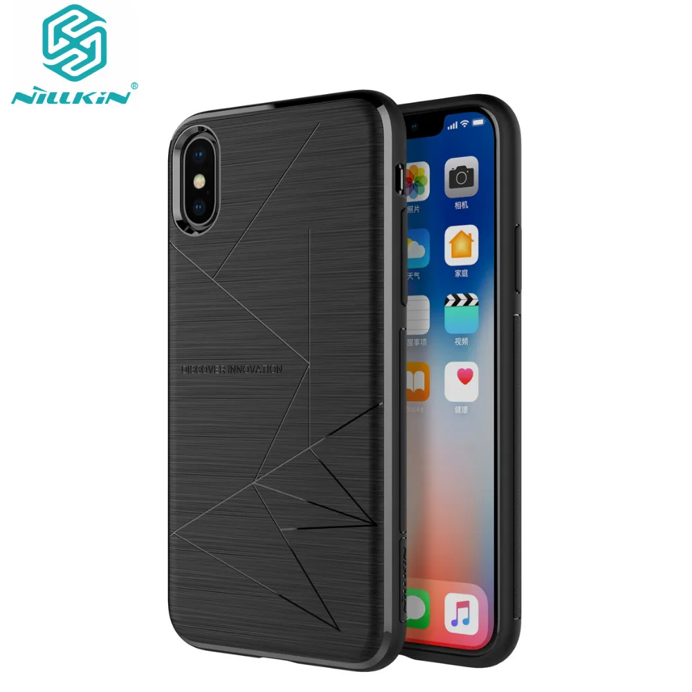 For iPhone X Case NILLKIN For Apple iPhone X Case Cover QI