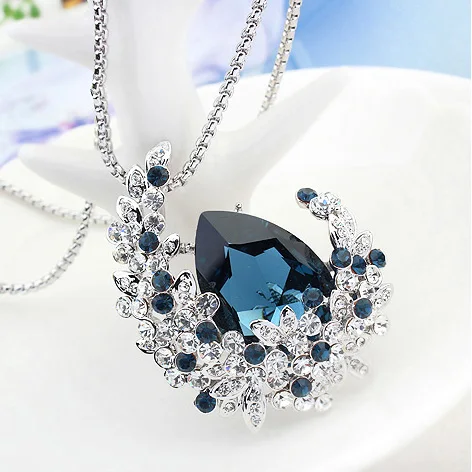 ANNGILL изысканные длинные серьги ожерелье подлинные кристаллы от Swarovski новейшая мода ожерелья на воротник ювелирное изделие