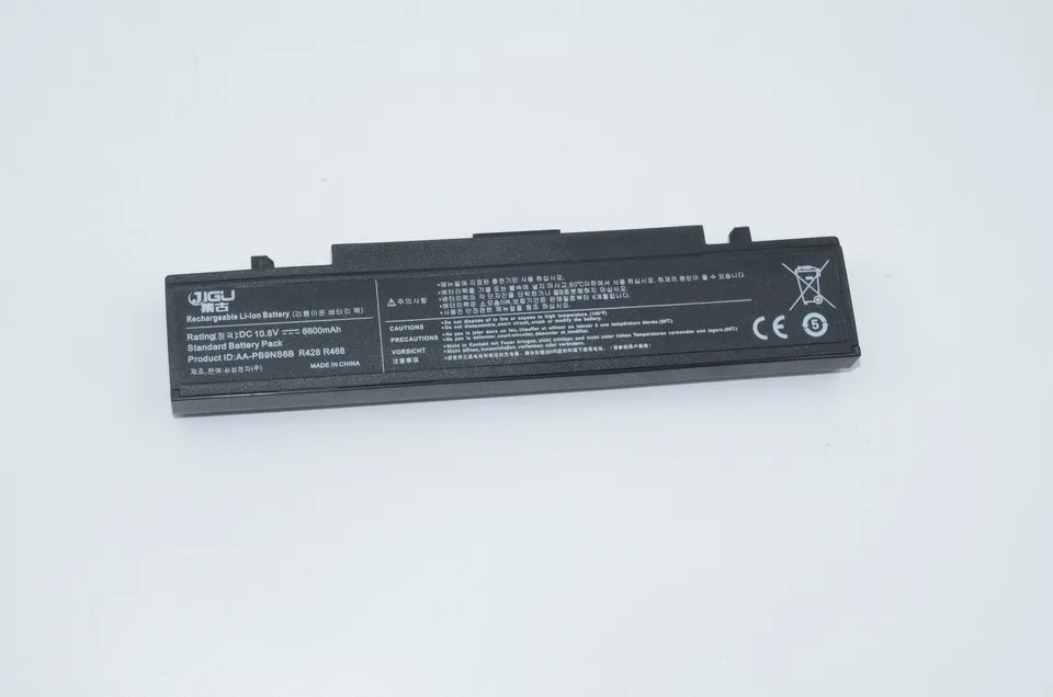 JIGU ноутбука Батарея для SAMSUNG NP-R519 R530 R522 R519 AA-PB9NC6B R520 R470 R428 Q320 R478 Батарея, черный AA-pb9ns6b