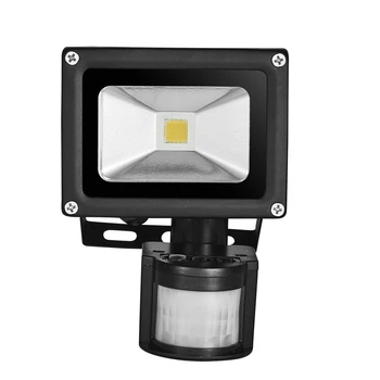

10W sensor COB flood light 85-265V searchlight with motion sensor PIR flood led lamp LED street light projector led floodlight