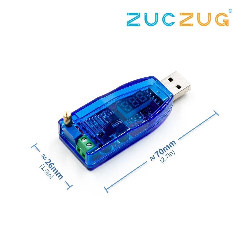 

DC-DC 5V to 3.3V 9V 12V 24V USB Step UP / Down Power Supply Module Adjustable Boost Buck Converter Out DC 1.0V-24V With Case