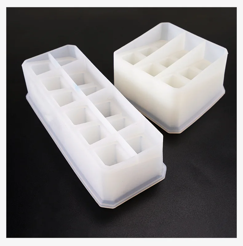 Новая прозрачная силиконовая форма Высушенный Цветок Смола декоративная коробка для хранения DIY формы для эпоксидной смолы для ювелирных изделий
