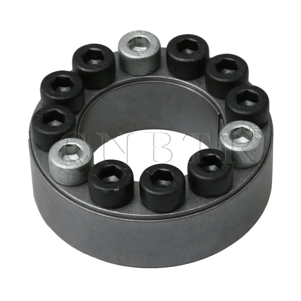 

CNBTR Z2-Type 45# Steel Silver Keyless Shaft Hub Locking Device ID 42mm for Heavy Loading Transfer Packing Printing Machine