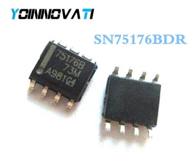 Бесплатная доставка 100 шт./лот SN75176BDR SN75176BD SN75176B 75176B SN75176 лапками углублением SOP 8|free
