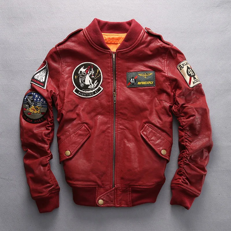air force leather flight jacket
