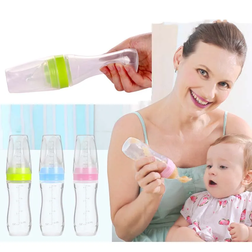 120ml Cereal Feeding Bottle Baby Toddler Leak proof Food Dispensing