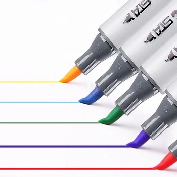 

1PC 128 Colors for Choose Art Marker Alcohol-Based Markers Highlighters Sketch Oily Double Headed Brush Marker Pen Art Supplies