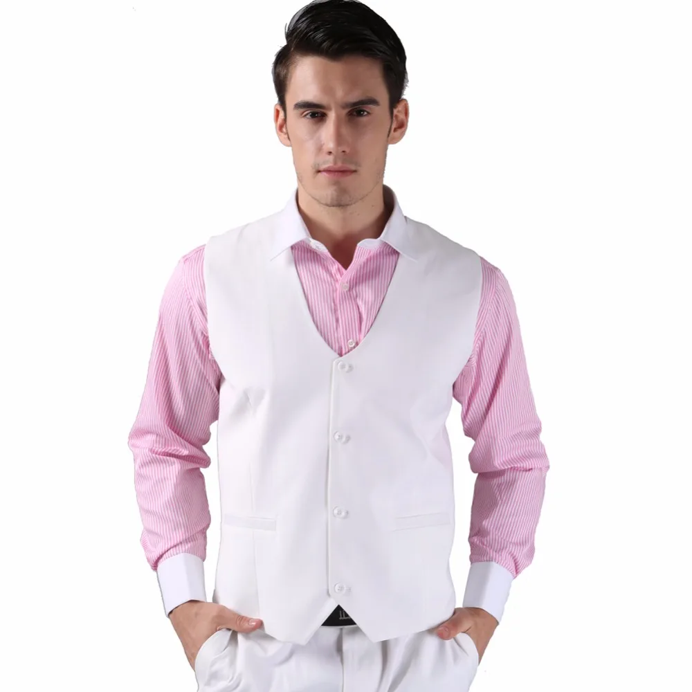 

Men Suit Vest 2015 High Quality Casual Wedding Formal Business Party Fashion 10 colors Suit Vest M0164