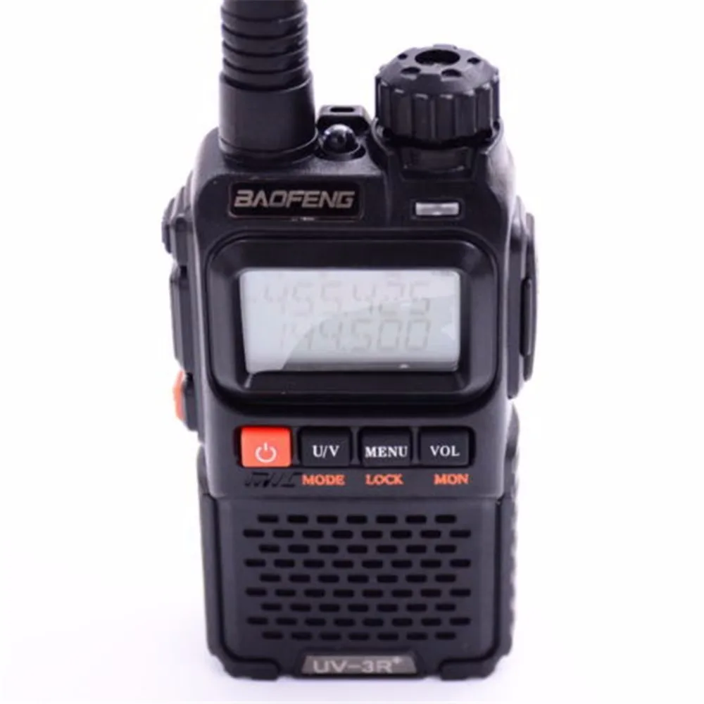 Новейшая модель; baofeng UV-3R плюс Interphone два 2 Way Радио Портативный мини иди и болтай Walkie Talkie для Uhf мобильное радио двухдиапазонный УКВ радио морской