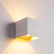 DONWEI Крытый Открытый водонепроницаемый 12 Вт светодиодный фонарик настенный светильник Современный домашний декор настенные светильники для спальни прихожей двор балкон