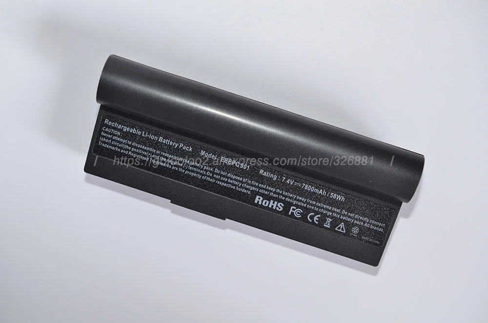 Golooloo 6600 мАч черный Аккумулятор для ноутбука Asus Eee PC EPC 901 904HD 1000H 1000 1000HD 870AAQ159571 AL23 AL24