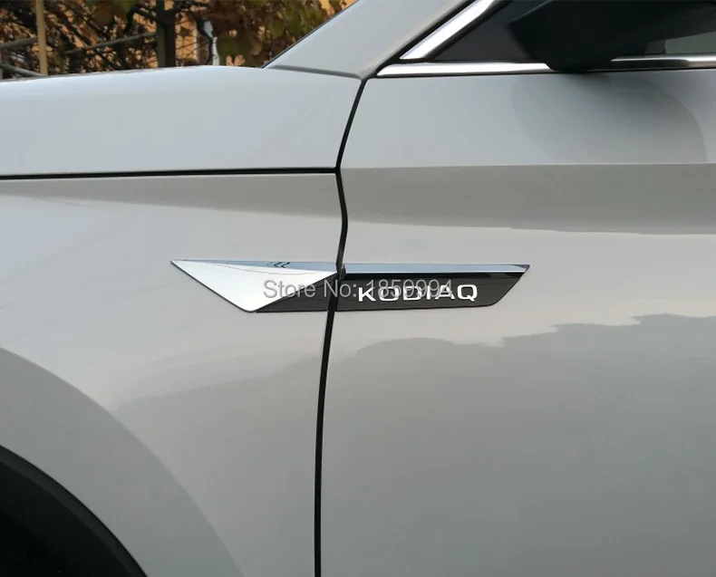 Для skoda kodiaq karoq Original сторона крыло двери эмблема значок стикер отделкой