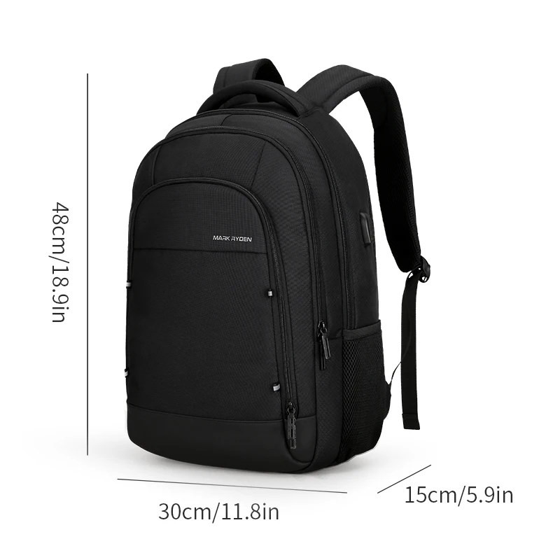 Mark Ryden, мужской многофункциональный рюкзак с USB подзарядкой, подходит для 15,6 дюймового ноутбука, повседневные рюкзаки для мужчин, Mochila