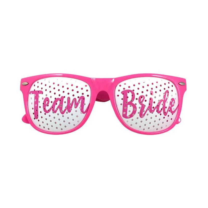 1pcs Bachelorette Hen Party Supplies BrideTeam Bride Glasses Wedding Party Decor Night Party Bridal Themed Favors DT9 (8)