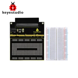 Keyestudio Placa de arranque de escudo, placa de pruebas V2 con placa de pruebas de 400 puntos para BBC micro: bit
