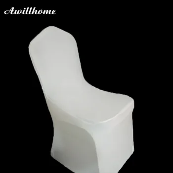 

bigger discount warehouse in Germany shipping free 100pcs good quality white Spandex Chair Covers for wedding event party