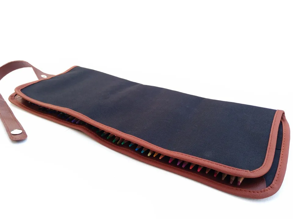 72 Holes Pencil Case Roll Up Set-2