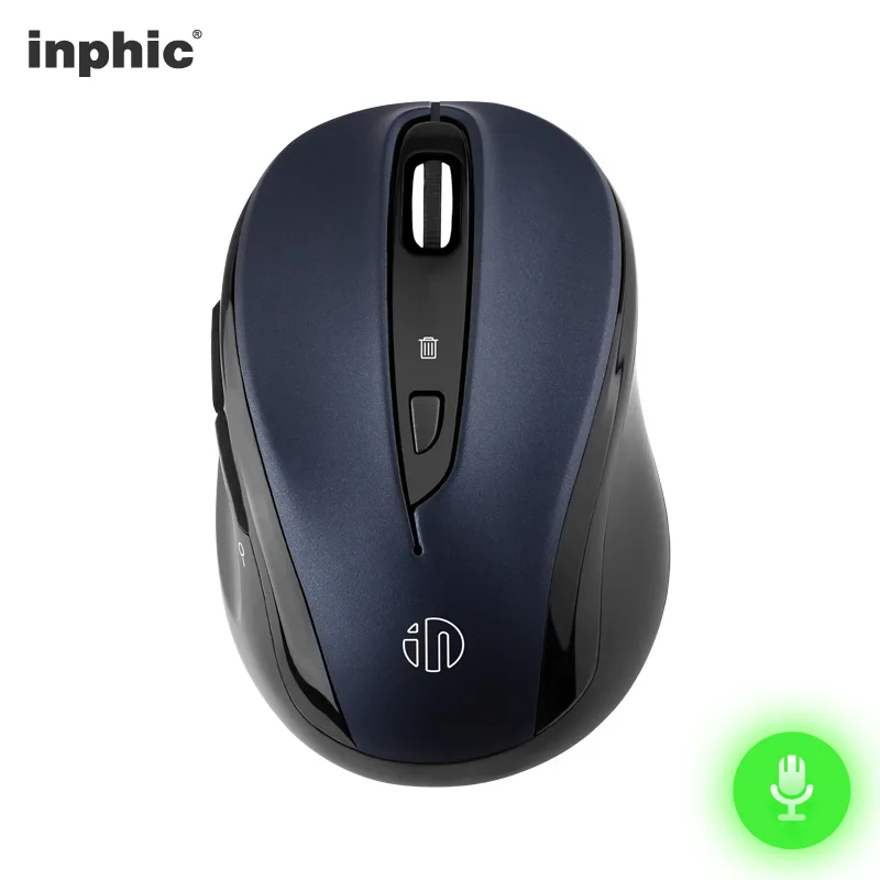 

2017 new 2.4G 1200dpi wireless mouse intelligent voice mouse support Chinese and English voice input voice search for PC