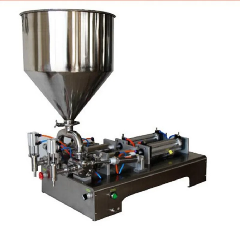 

Полуавтоматическая паста piiling machine с двумя головками/косметическая машина для розлива от продажи