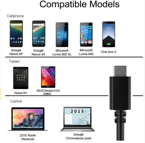 نوع C كابل otg نوع-c USBC محول USB-C الهاتف المحمول typec موصل ل Xiaomi mi5 هواوي P9 زائد Meizu pro6 سوني النوبة Z11