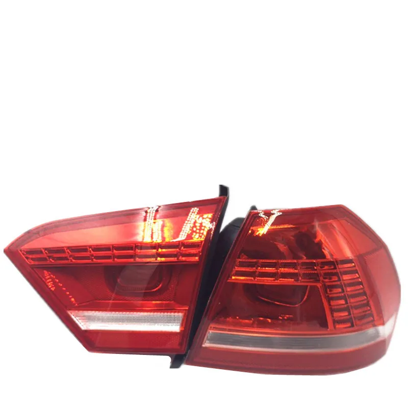 MZORANGE Tail Light for Volkswagen New Passat 2011 Taillight LED rear lamp DRL+Turn Signal+Brake+Reverse Car Styling