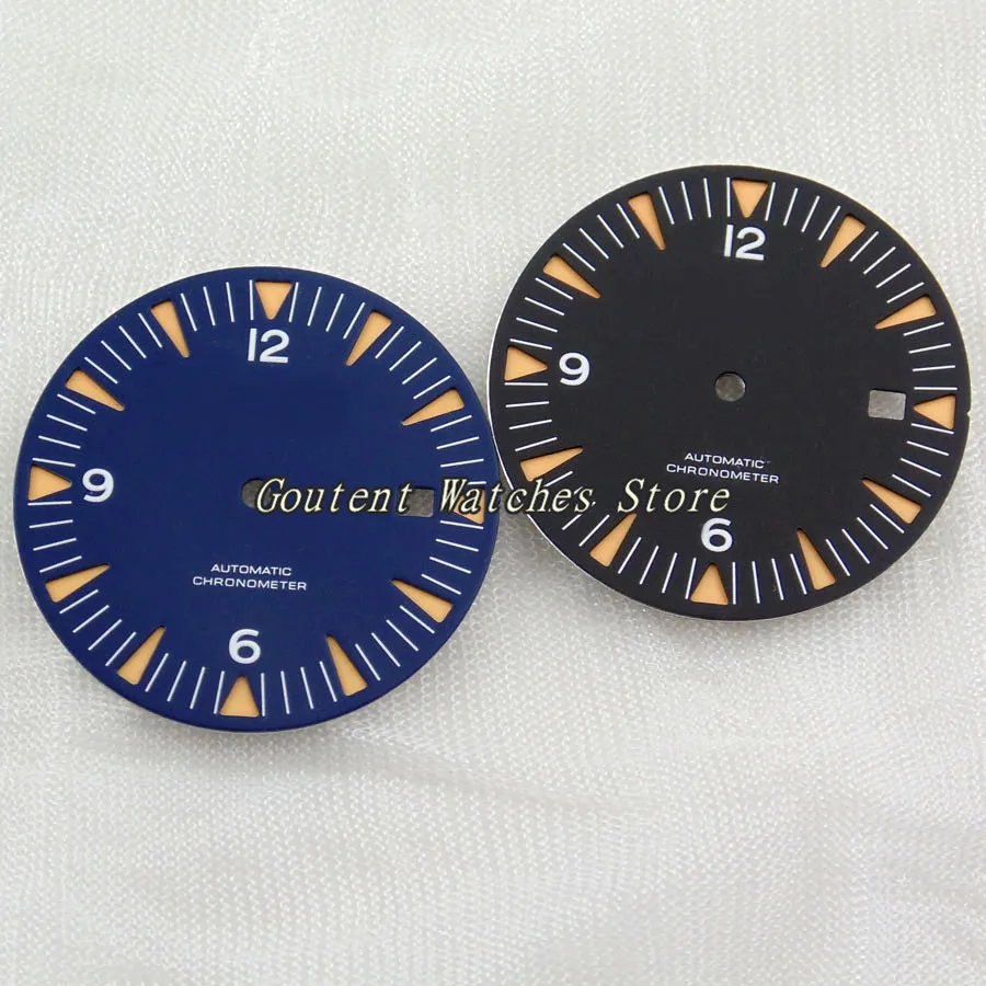 Комплект с циферблатом Miyota 8205/8215 мужские наручные часы Mingzhu DG2813/3804 черного/синего