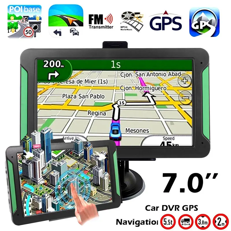 8 ГБ дюйм(ов) автомобильный навигатор электронный альбом карта gps Автомобильный