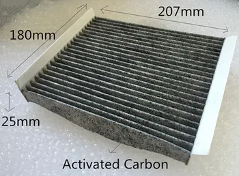 

WIX24687 Factory Outlet 4R3J-19N619-AA Best Black Activated Carbon Car Cabin Air Filter for FORD MUSTANG 20.7*18*2.5cm