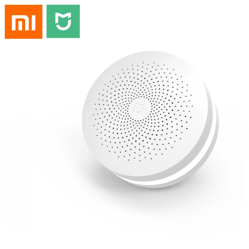 

Xiaomi multifunctional Gateway 2 Smart Control Center Smart Home Kit Upgrade Version Two Control Built In Radio Doorbell Ring
