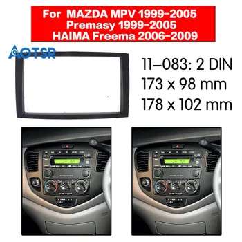 

Double Din Facia for MAZDA MPV Premacy Radio DVD Stereo CD Panel Dash Mounting Installation Trim Fascia Kit Face Frame Bezel