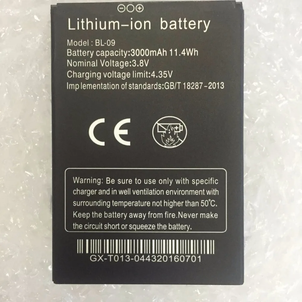 Новый THL T9 Pro Аккумулятор 3000 мАч BL-09 для смартфон Замена мобильных телефонов +