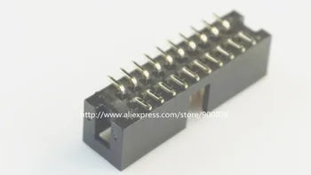 10PCS DC3-10P 2.54mm 2x5 Pin Straight Male Shrouded header IDC Socket YJ