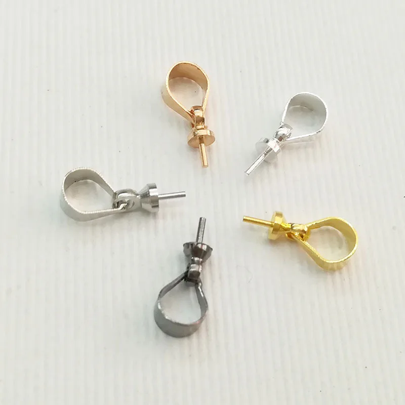 Gioielli Fai Da Te Accessori Galvanotecnica Pecore Occhio Spilli Cetriolo Fibbia Pendente Della Perla Del Pendente Dell'Argento Sterlina 925