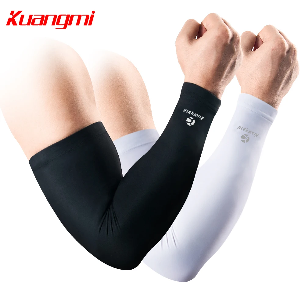 Basketball Volleyball Sport Men Women Comway Arm Protection Sport Compression Sleeve Arm Warmers Protect Elbow Arm Braces for Cycling Running 