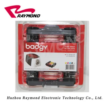 

Original Evolis Badgy ID Card Printer CBGR0100C YMCKO Color Ribbon - 100 prints,for Evolis Badgy100 & Badgy200