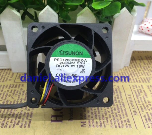 

Original PSD1206 PMBX-A 12V 18W 6038 High Speed and Large Volume Fan