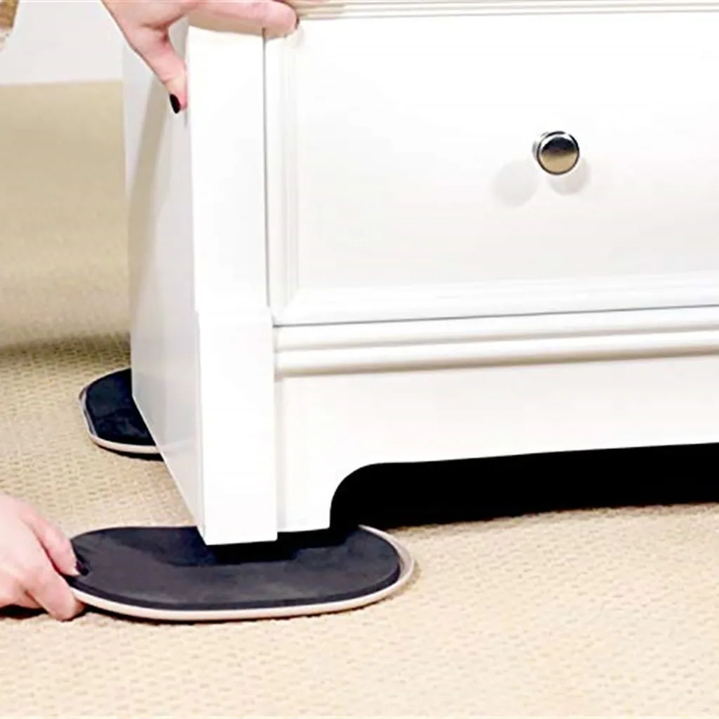  4Pcs Heavy Duty Furniture Moving Sliders Table Moving Pads Floor Protectors House Moving Helper Eas