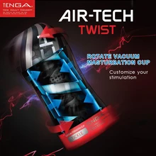 Male Masturbator TENGA AIR TECH TWIST Rotate vacuum masturbation cup Sex Toys for Men Vagina Real