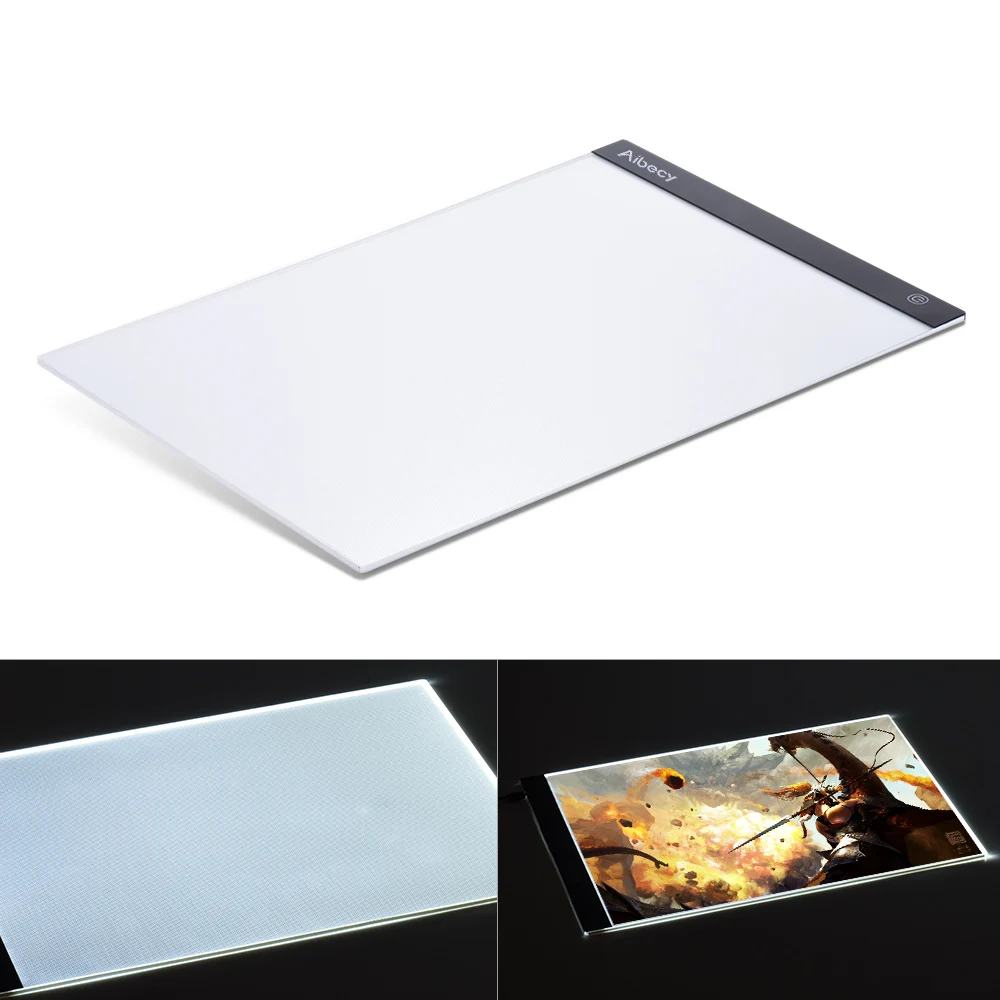 

Portable A3 LED Light Pad Box Drawing Tracing Tracer Copy Board Table Pad Led Light Pad Copy Board with Brightness Control
