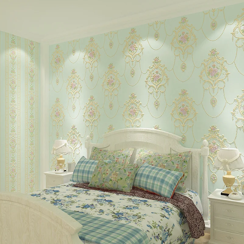 European Big Floral 3D Wallpaper for Walls Mural Non-woven Flower Wall Paper Roll Living Room Bedroom Wallcovering papel pin European Big Floral 3D Wallpaper for Walls Mural Non-woven Flower Wall Paper Roll Living Room Bedroom Wallcovering papel pin
